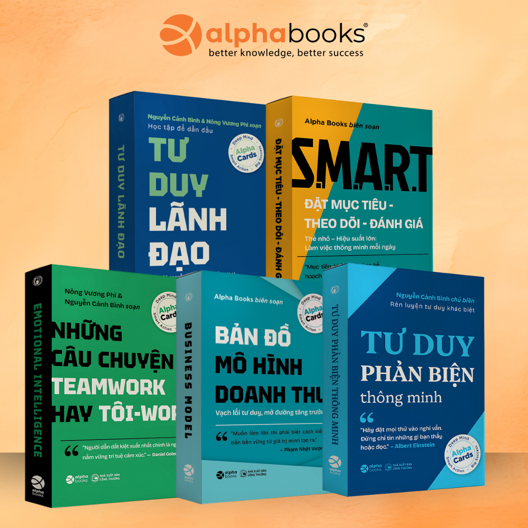 Combo Flashcard Kỹ Năng Lãnh Đạo: Tư Duy Lãnh Đạo + Tư Duy Phản Biện + Bản Đồ Mô Hình Doanh Thu + SMART Goal + Những Câu Chuyện Teamwork Hay Tôi-work